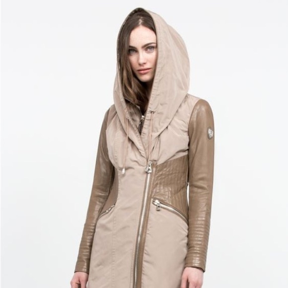 RUDSAK Jackets & Blazers - RUDSAK leather hooded trench